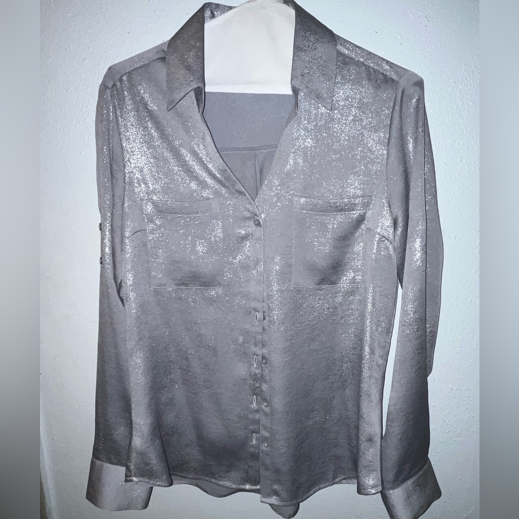 Express Button Down Blouse Size Small